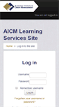 Mobile Screenshot of elearning.aicm.com.au